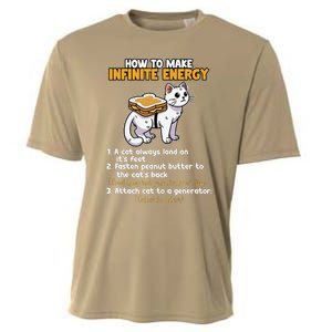 How To Make Infinite Energy Cat Humor Cooling Performance Crew T-Shirt