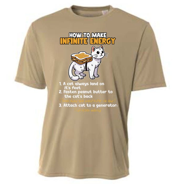 How To Make Infinite Energy Cat Humor Cooling Performance Crew T-Shirt