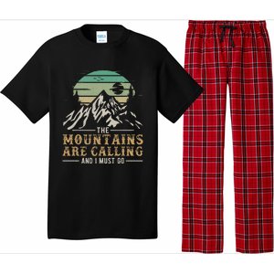 Hiking The Mountains Are Calling And I Must Go Pajama Set