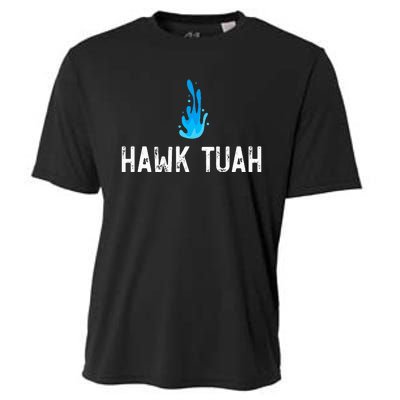 Hawk Tuah Meme Hawk Tuah Viral Saying Hawk Tuah Cooling Performance Crew T-Shirt