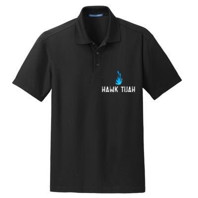 Hawk Tuah Meme Hawk Tuah Viral Saying Hawk Tuah Dry Zone Grid Polo