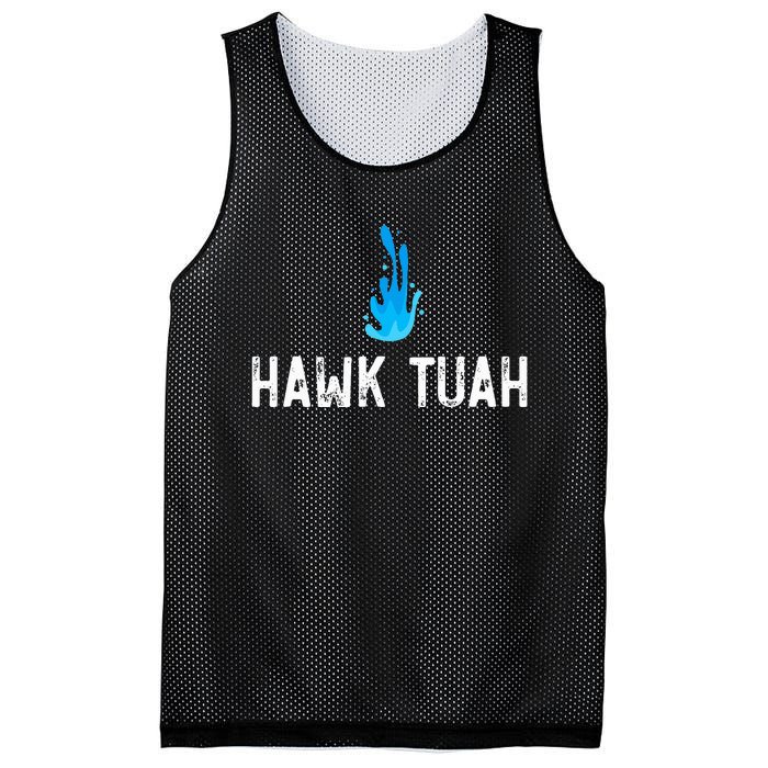 Hawk Tuah Meme Hawk Tuah Viral Saying Hawk Tuah Mesh Reversible Basketball Jersey Tank