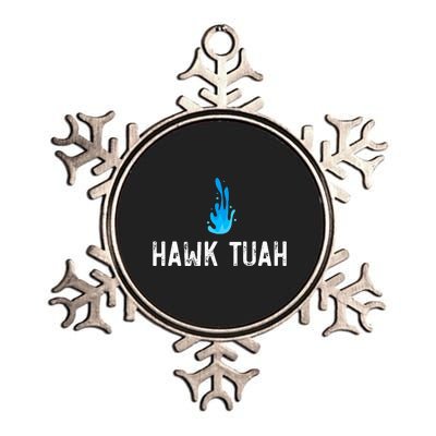 Hawk Tuah Meme Hawk Tuah Viral Saying Hawk Tuah Metallic Star Ornament