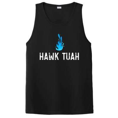 Hawk Tuah Meme Hawk Tuah Viral Saying Hawk Tuah PosiCharge Competitor Tank