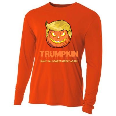 Halloween Trumpkin Make Halloween Great Again Cooling Performance Long Sleeve Crew