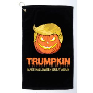 Halloween Trumpkin Make Halloween Great Again Platinum Collection Golf Towel