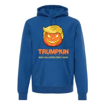 Halloween Trumpkin Make Halloween Great Again Premium Hoodie