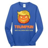 Halloween Trumpkin Make Halloween Great Again Tall Long Sleeve T-Shirt