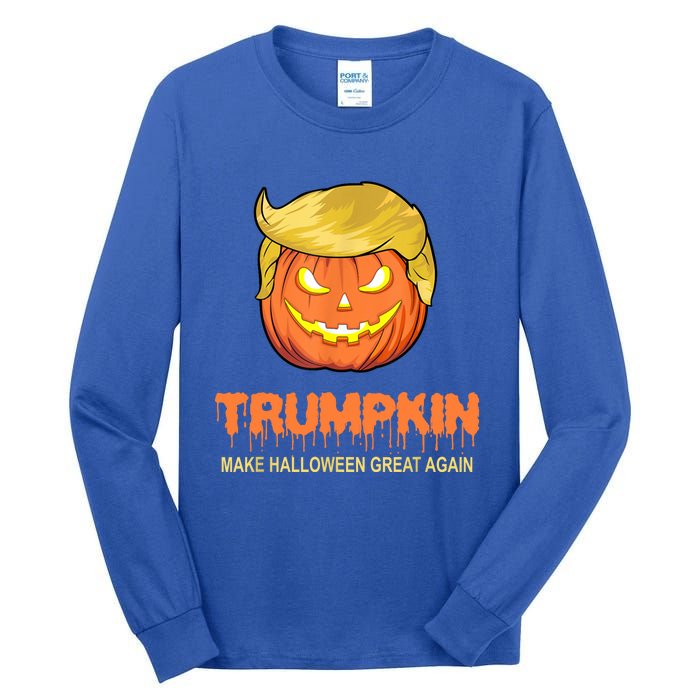 Halloween Trumpkin Make Halloween Great Again Tall Long Sleeve T-Shirt