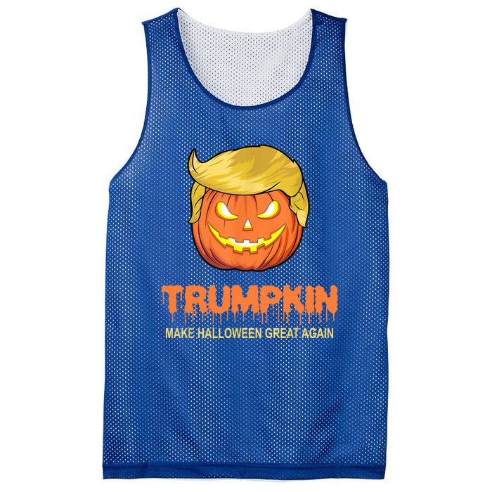 Halloween Trumpkin Make Halloween Great Again Mesh Reversible Basketball Jersey Tank