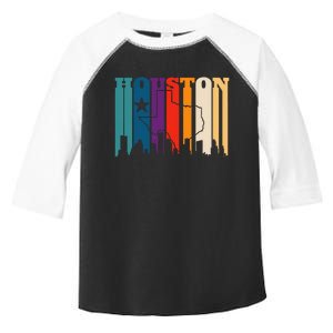 Houston Texas Map Skyline Gift Texas Home State Souvenir Toddler Fine Jersey T-Shirt