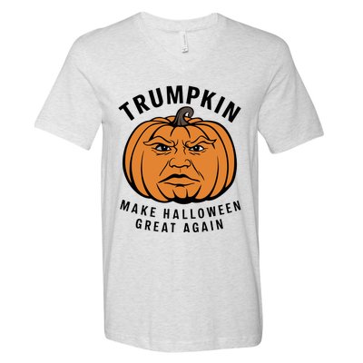 Halloween Trumpkin Make Halloween Great Again V-Neck T-Shirt