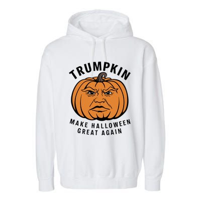 Halloween Trumpkin Make Halloween Great Again Garment-Dyed Fleece Hoodie