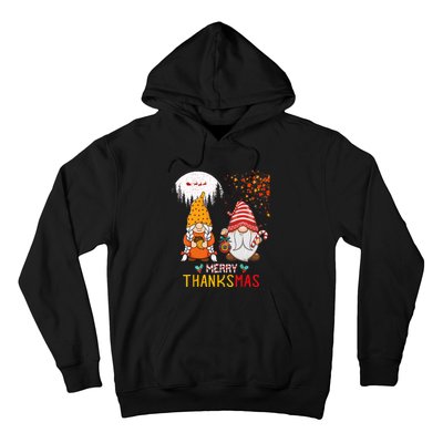 Happy Thanksgiving Merry Christmas Happy Thanksmas Gnome Hoodie