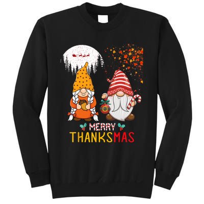 Happy Thanksgiving Merry Christmas Happy Thanksmas Gnome Sweatshirt