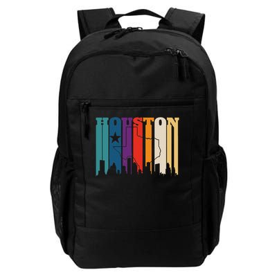 Houston Texas Map Skyline Gift Texas Home State Souvenir Backpack