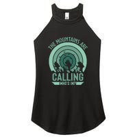 Hiking The Mountains Are Calling Whos In Gift Women's Perfect Tri Rocker Tank