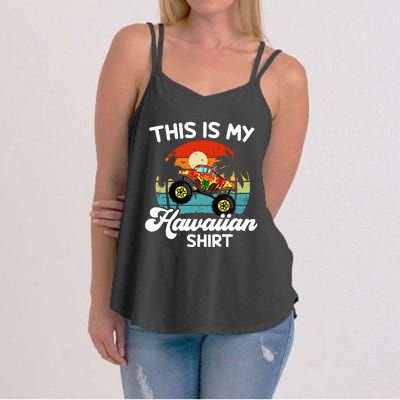 Hawaii This My Hawaiian Monster Truck Women's Strappy Tank