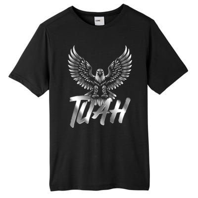 Hawk Tuah Metal Hawk Eagle Tall Fusion ChromaSoft Performance T-Shirt