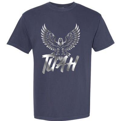 Hawk Tuah Metal Hawk Eagle Garment-Dyed Heavyweight T-Shirt