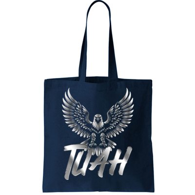 Hawk Tuah Metal Hawk Eagle Tote Bag