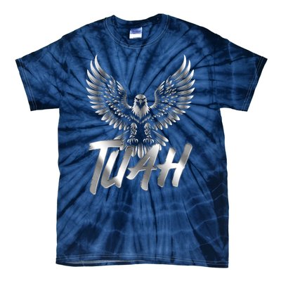 Hawk Tuah Metal Hawk Eagle Tie-Dye T-Shirt