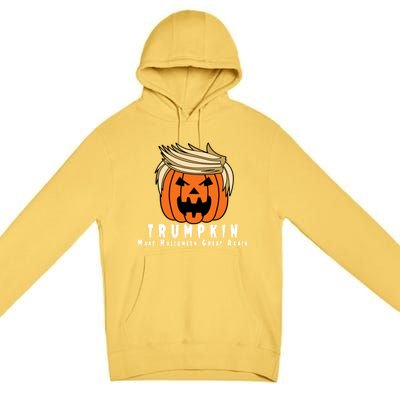 Halloween Trumpkin Make Halloween Great Again Cute Gift Premium Pullover Hoodie