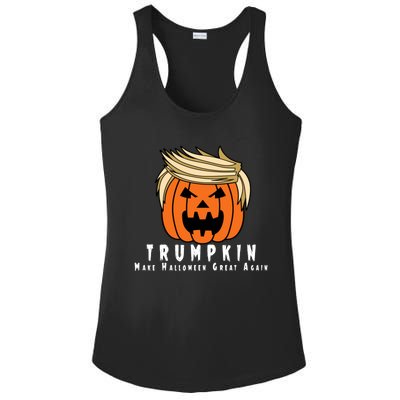 Halloween Trumpkin Make Halloween Great Again Cute Gift Ladies PosiCharge Competitor Racerback Tank