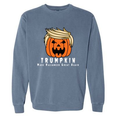 Halloween Trumpkin Make Halloween Great Again Cute Gift Garment-Dyed Sweatshirt