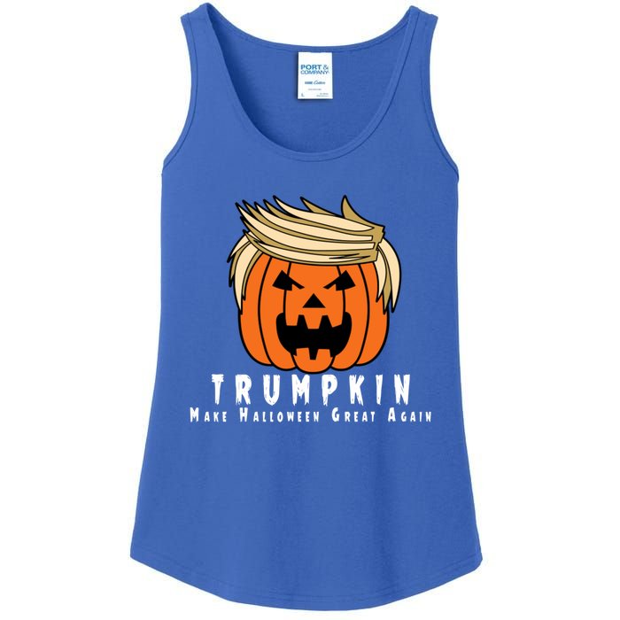 Halloween Trumpkin Make Halloween Great Again Cute Gift Ladies Essential Tank