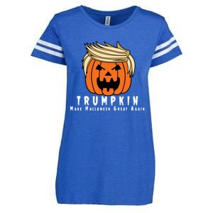 Halloween Trumpkin Make Halloween Great Again Cute Gift Enza Ladies Jersey Football T-Shirt