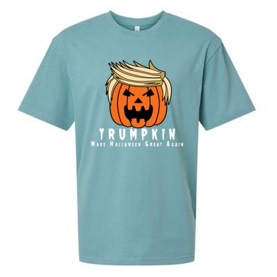 Halloween Trumpkin Make Halloween Great Again Cute Gift Sueded Cloud Jersey T-Shirt