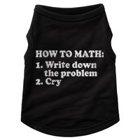 How To Math Write Down The Problem And Cry Doggie Tank