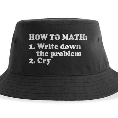 How To Math Write Down The Problem And Cry Sustainable Bucket Hat
