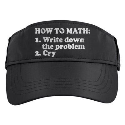 How To Math Write Down The Problem And Cry Adult Drive Performance Visor