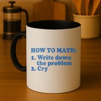 How To Math Write Down The Problem And Cry Mug