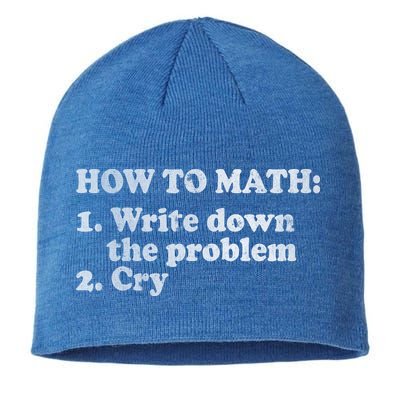 How To Math Write Down The Problem And Cry Sustainable Beanie