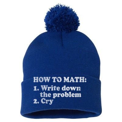 How To Math Write Down The Problem And Cry Pom Pom 12in Knit Beanie
