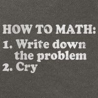 How To Math Write Down The Problem And Cry Cotton Canvas Backpack