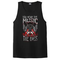 Hear The Music Feel The Bass Player Bassist Guitarist Gift PosiCharge Competitor Tank