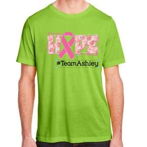 Hope Team Name Custom Breast Cancer Awareness Adult ChromaSoft Performance T-Shirt