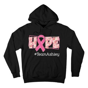 Hope Team Name Custom Breast Cancer Awareness Hoodie