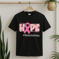 Hope Team Name Custom Breast Cancer Awareness T-Shirt