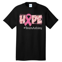 Hope Team Name Custom Breast Cancer Awareness Tall T-Shirt