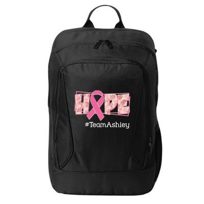 Hope Team Name Custom Breast Cancer Awareness City Backpack