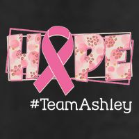 Hope Team Name Custom Breast Cancer Awareness Adult Drive Performance Visor
