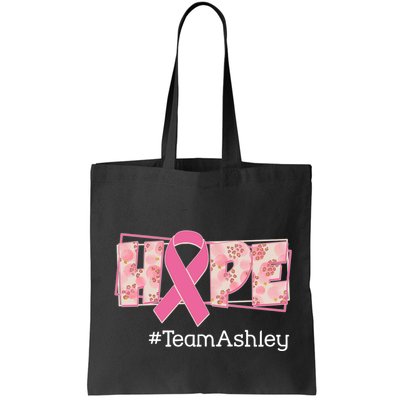 Hope Team Name Custom Breast Cancer Awareness Bag
