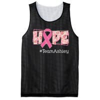 Hope Team Name Custom Breast Cancer Awareness Mesh Reversible Basketball Jersey Tank