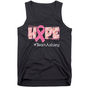 Hope Team Name Custom Breast Cancer Awareness Tank Top