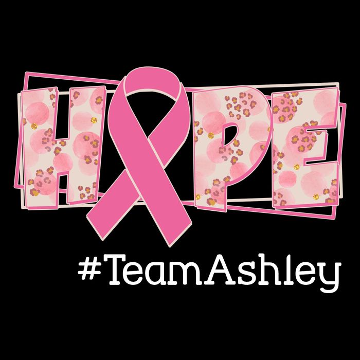 Hope Team Name Custom Breast Cancer Awareness Short Acrylic Beanie